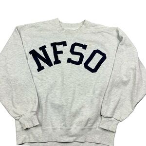Vintage NFSO 90s Florida classic gray russell athletic crewneck USA size medium